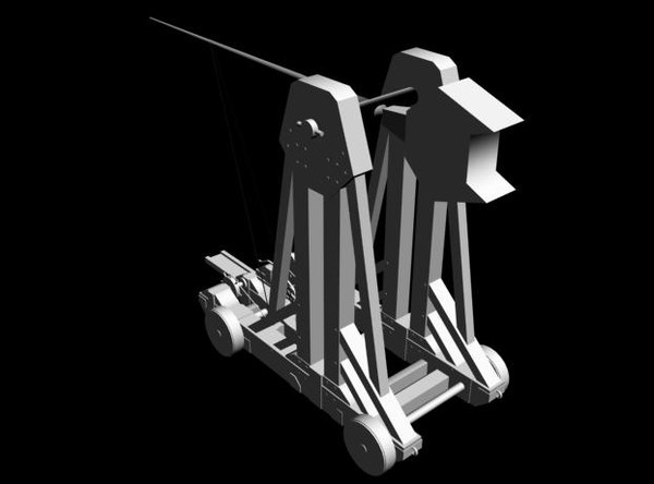 3d model mangonel - Mangonel by Sjors boomschors